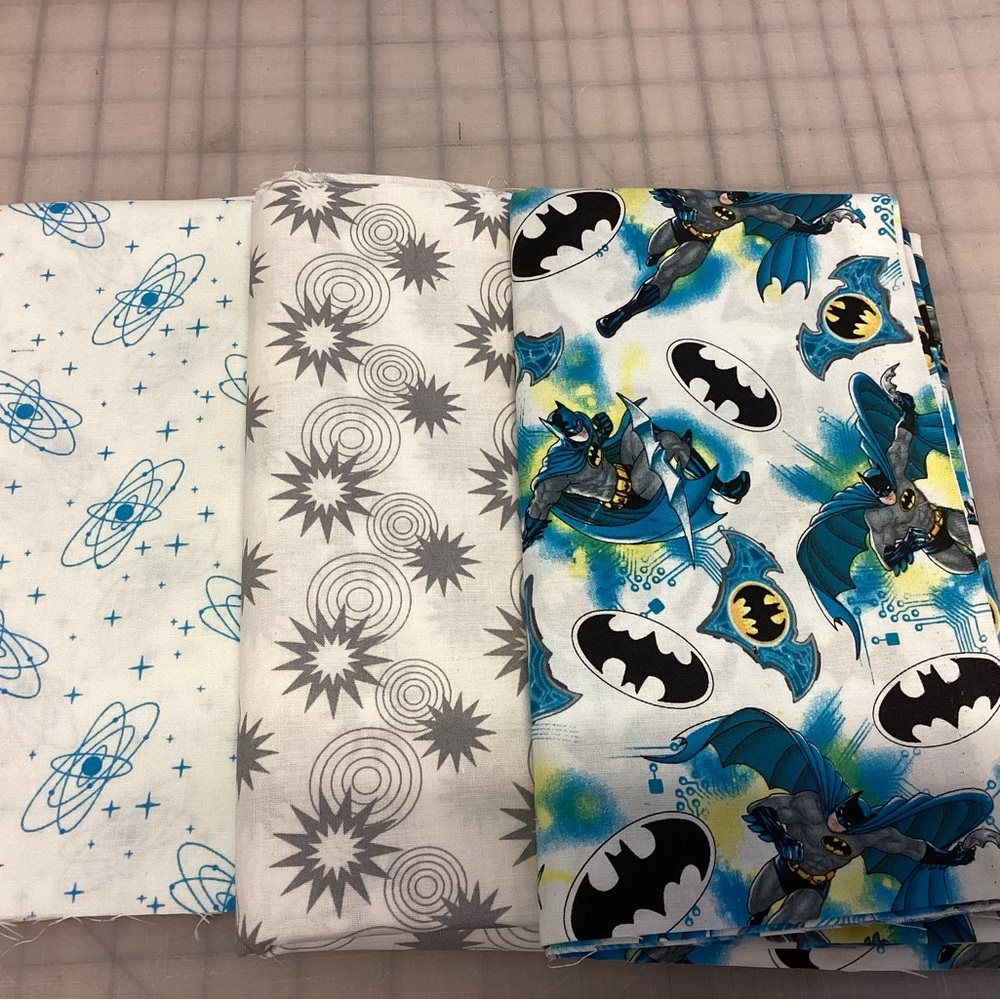 Batman Themed Fabric Bundle